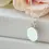 Thumbnail: Sterling Silver Butterfly Coin Necklace
