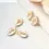 Thumbnail: Gold and Pearl Birth flower Charm
