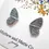 Thumbnail: Sterling Silver Butterfly Earrings