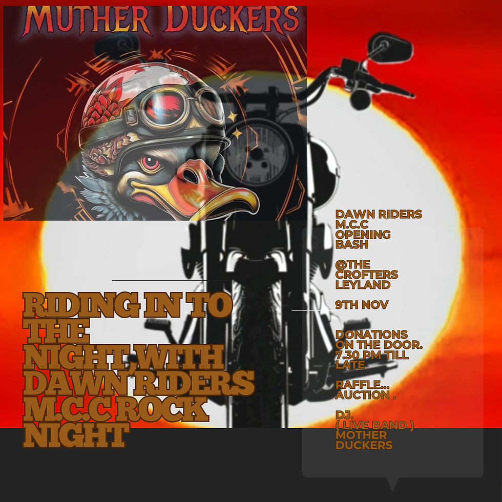 Dawn Riders MCC Rock Night