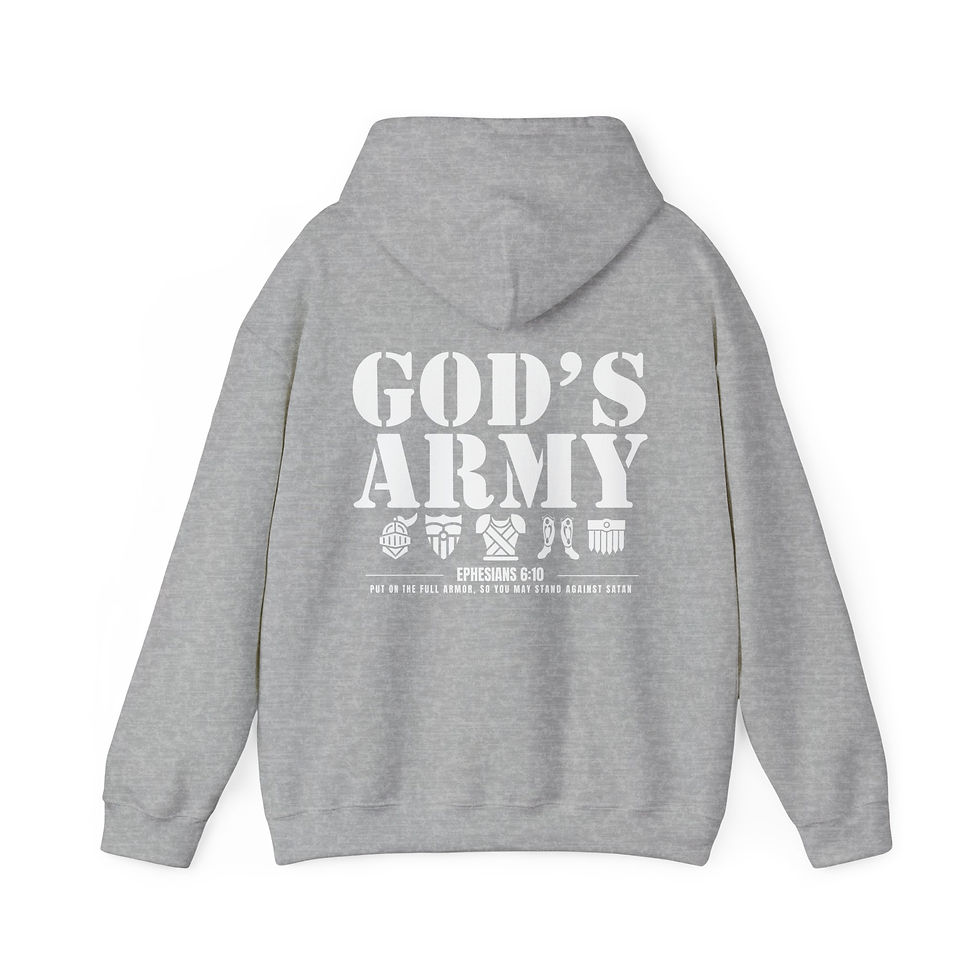 Thumbnail: God's Army Hooded Sweatshirt