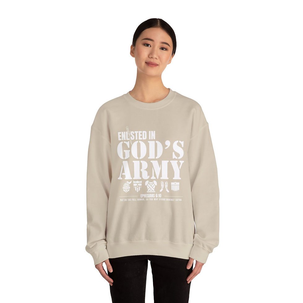 Thumbnail: GOD'S ARMY CREWNECK