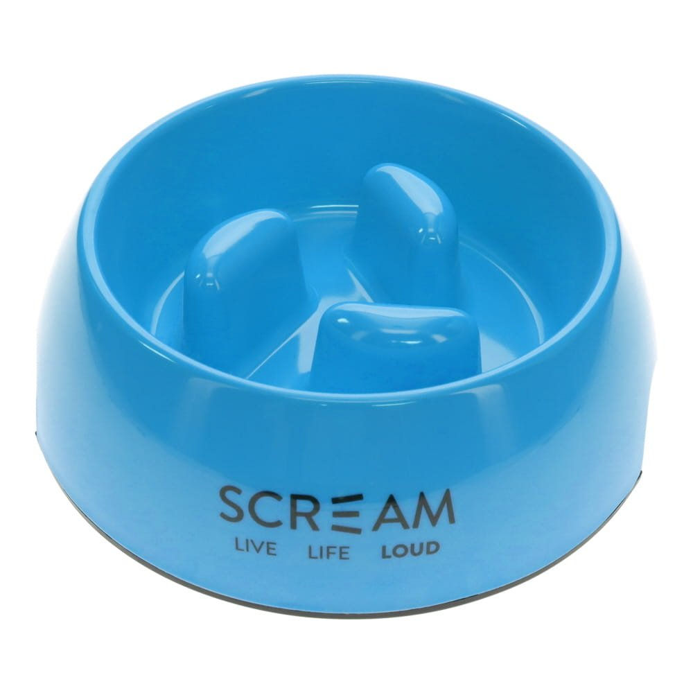 Scream ROUND SLOW-DOWN PILLAR BOWL 400ml Loud Blue