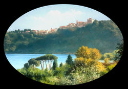 Genzano and the Lake of Nemi