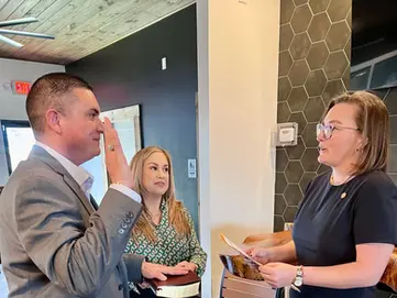 HCBBA Board Officers Swearing In Luncheon with Senator Morgan La Mantia & Judge Sergio Valdez - January 2024