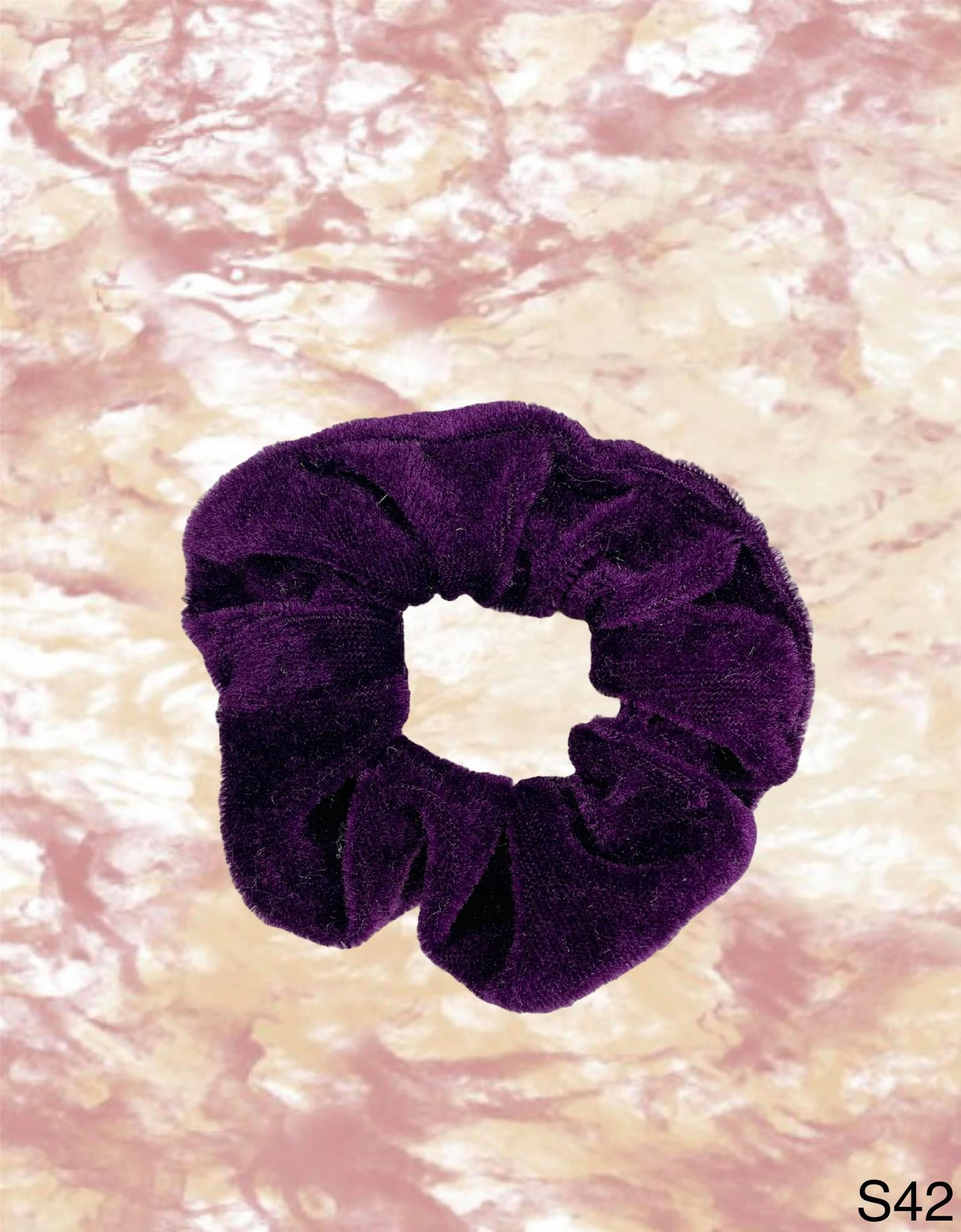 scrunchie royal purple