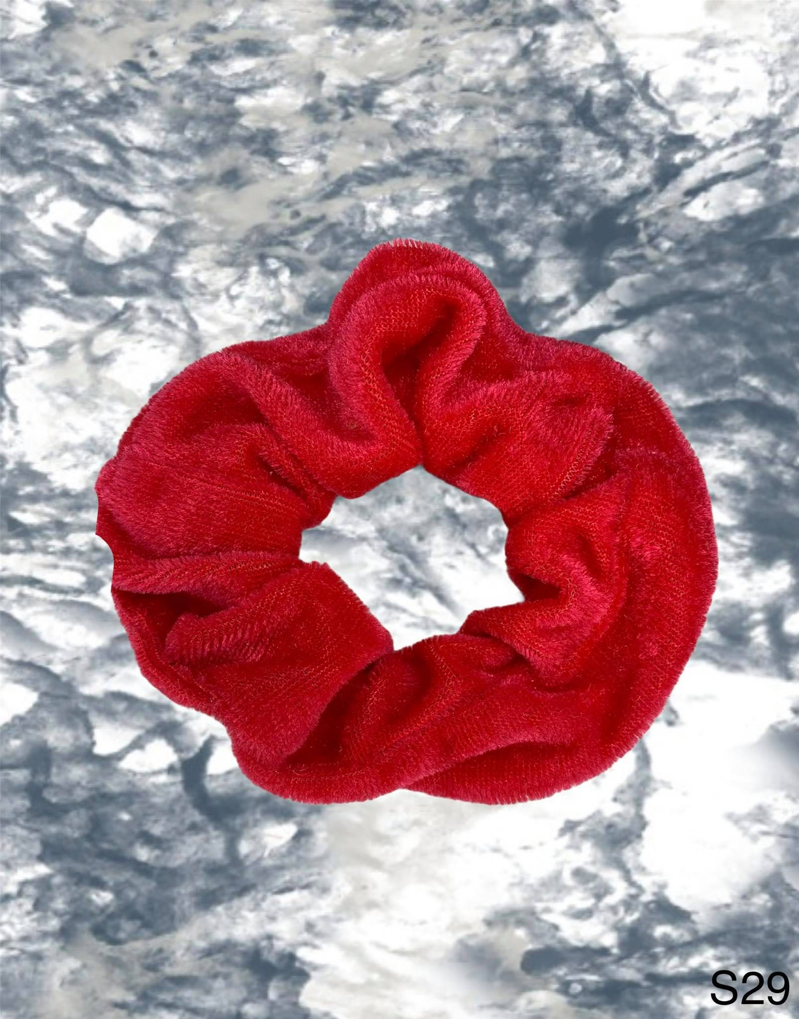 scrunchie bright red