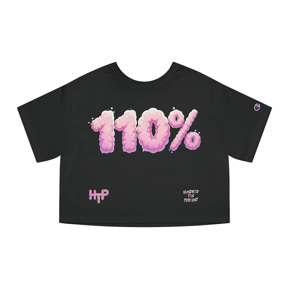 Thumbnail: Hundr3d T3n Per6ent 110%HTP Cropped T-Shirt