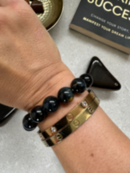 Tiger Eye Bracelet - Blue