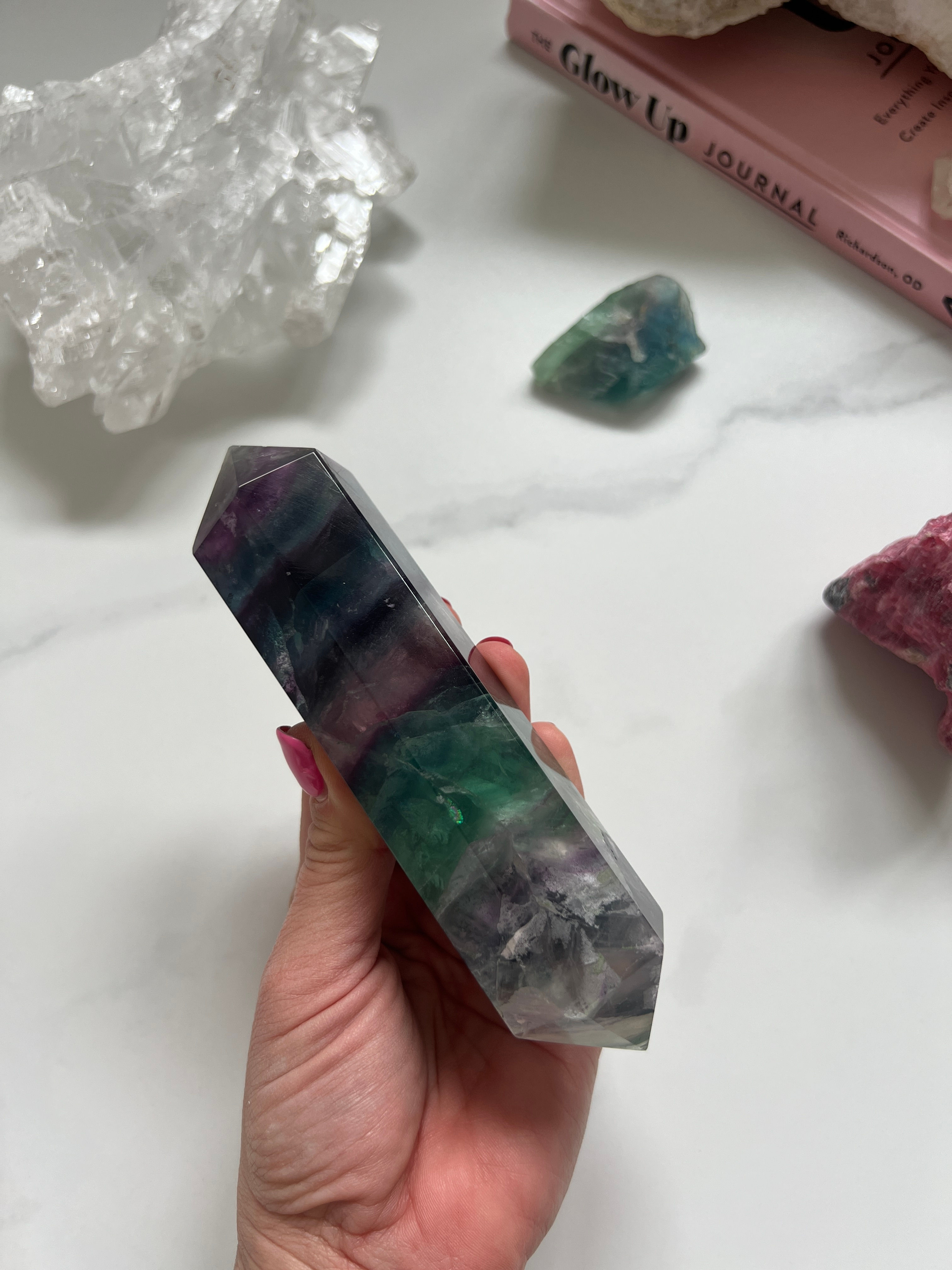 Fluorite wand