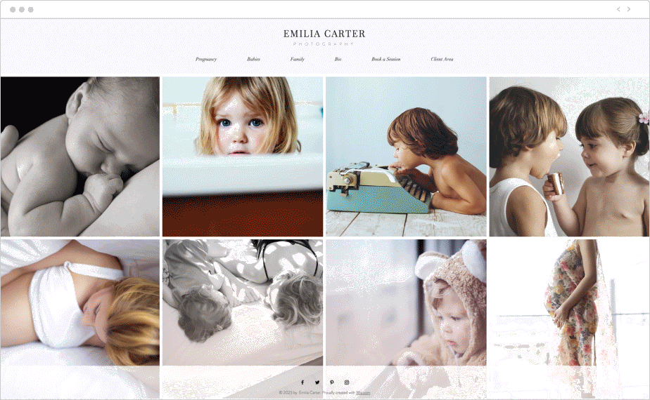 newborn and children portraits photography webstie