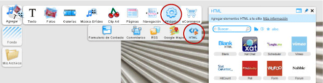 Como agregar widget