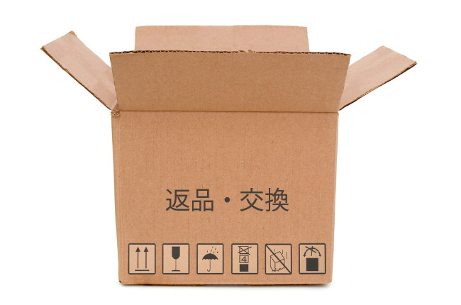 返品・交換ができる商品と、それができないサービス