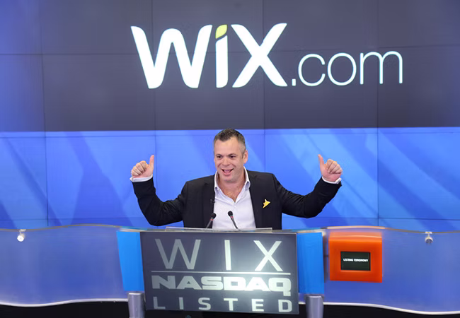 CEO Avishai Abrahami with his thumbs up