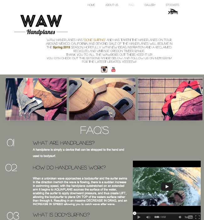 Waw Handplanes