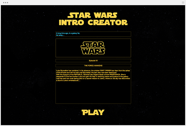 star wars intro a long time ago star wars intro a long time ago