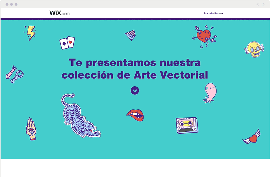 Wix presenta Arte Vectorial