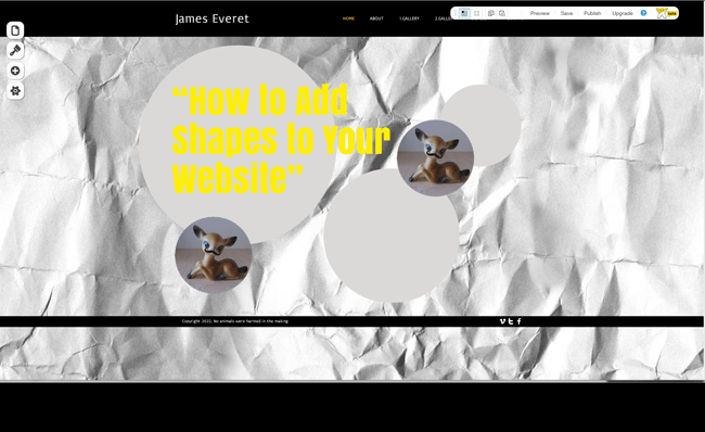 you can move the shape around and place it where you wish