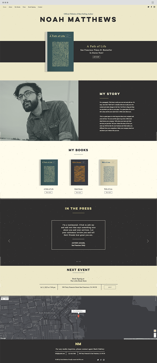 site de autor