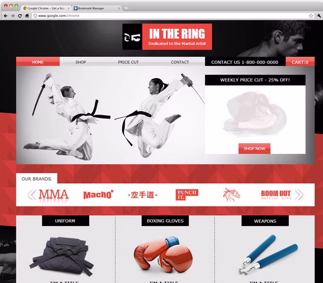 Equipamento de Artes Marciais