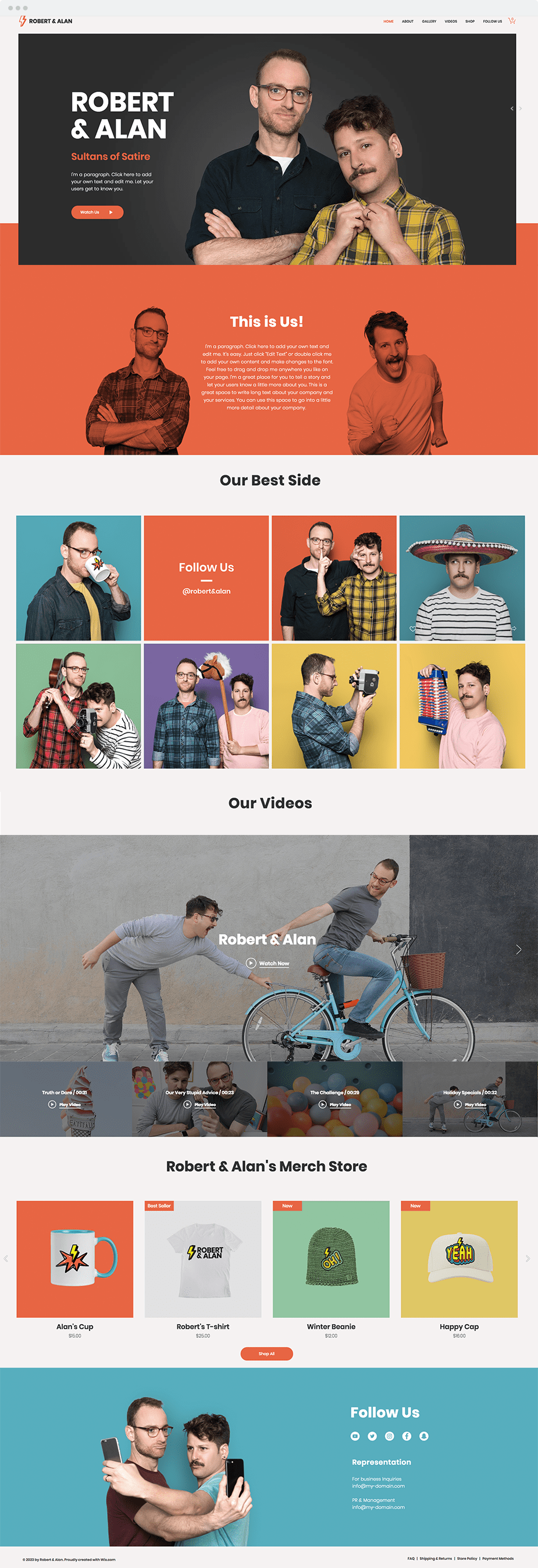 Plantillas para comediantes de Internet