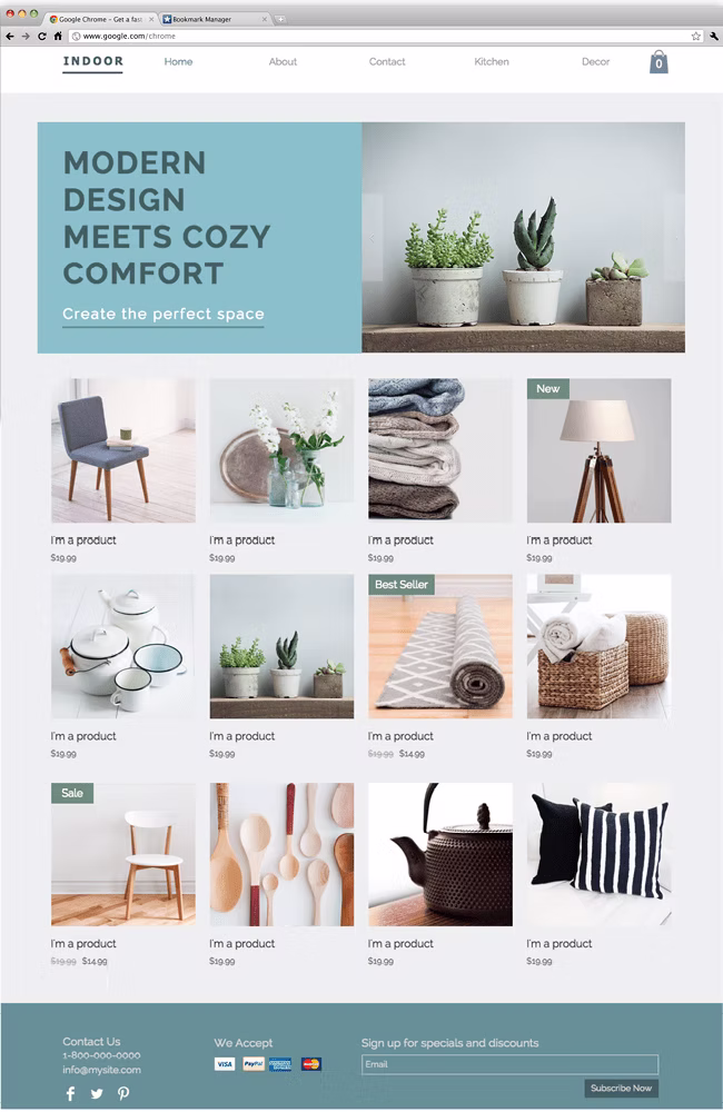 Wix - Home Decor