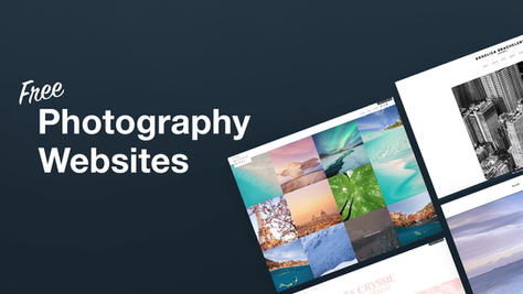 8 Sublime Photography Websites Created for Free