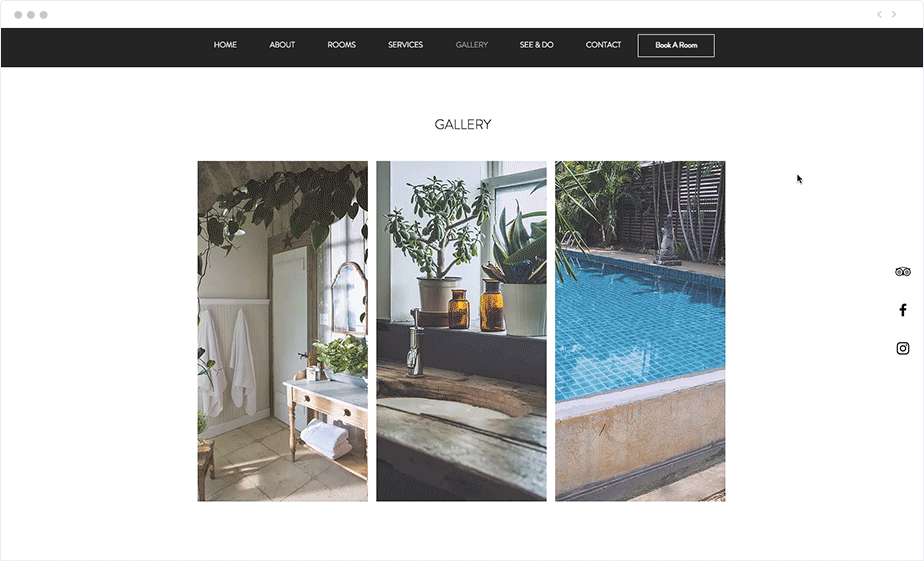 Agrega la Galería Wix Pro