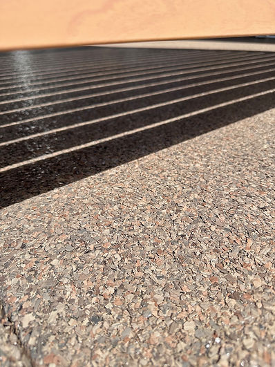 Polyaspartic Top Coat Sable Marble Flake