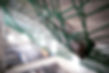 Using blue fall hights safety protection netting to catching a debris on construction buil