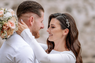 das Brautpaar beim Brautpaarshooting