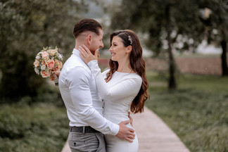 das Brautpaar beim Brautpaarshooting