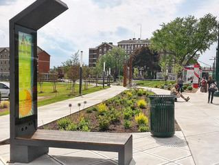First Smart Solar Bench in New York State