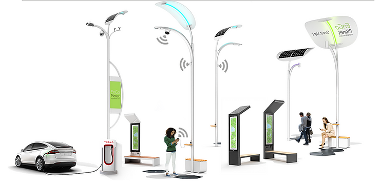 smart solar street lights