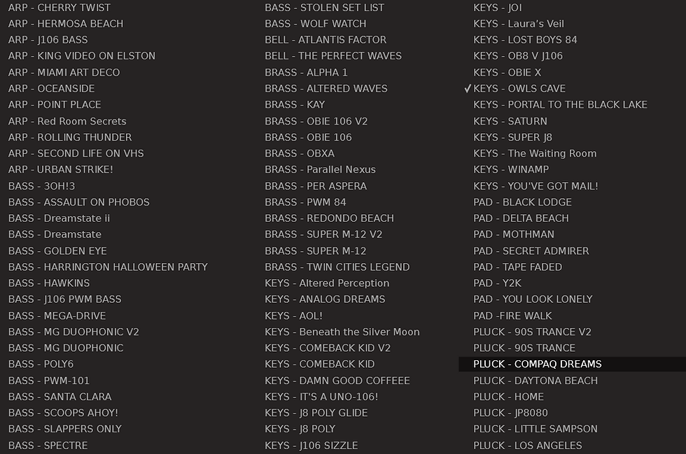 Miniaturbild: ANALOG VELVET | TAL-UNO-XL SYNTH PRESETS