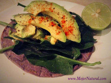 Tacos de aguacate