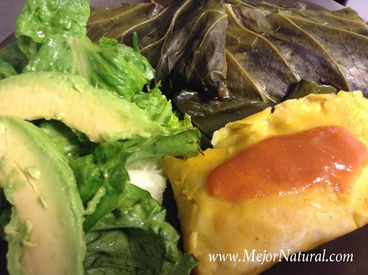 Tamales en Hoja de Acelga