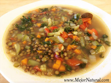Sopa de Lenteja y Chícharo
