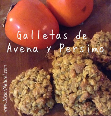 Galletas de avena y persimo
