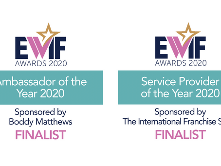 CEO Suzie McCafferty is a finalist for not just one, but two EWIF 2020 Awards!
