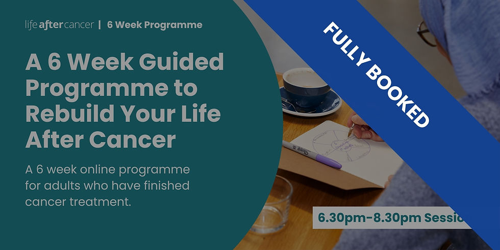 Fully Booked:6 Week Guided Programme to Rebuild Your Life After Cancer