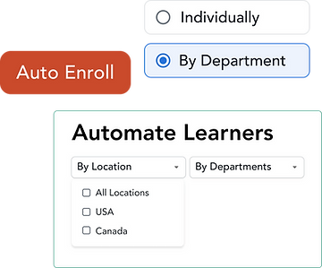 Ethena platform auto-assigning compliance trainings
