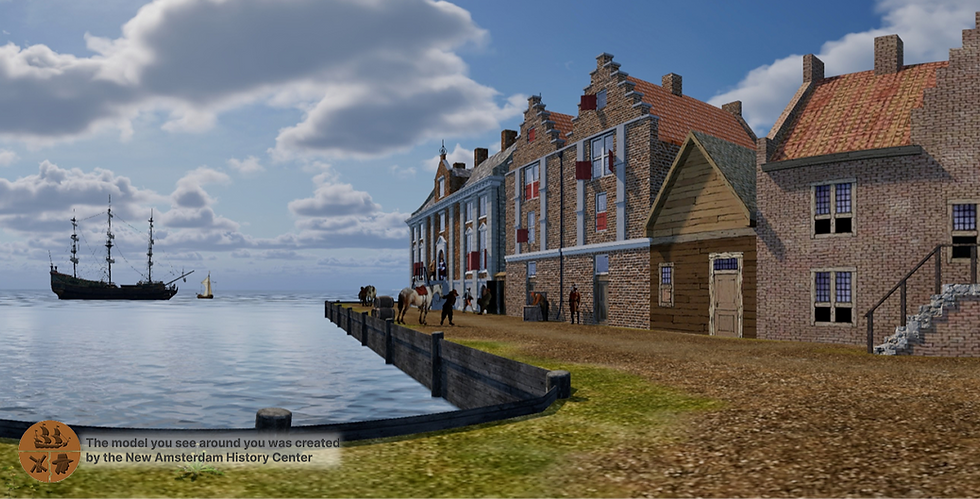 TimeLens reconstruction of the Dock area in New Amsterdam
