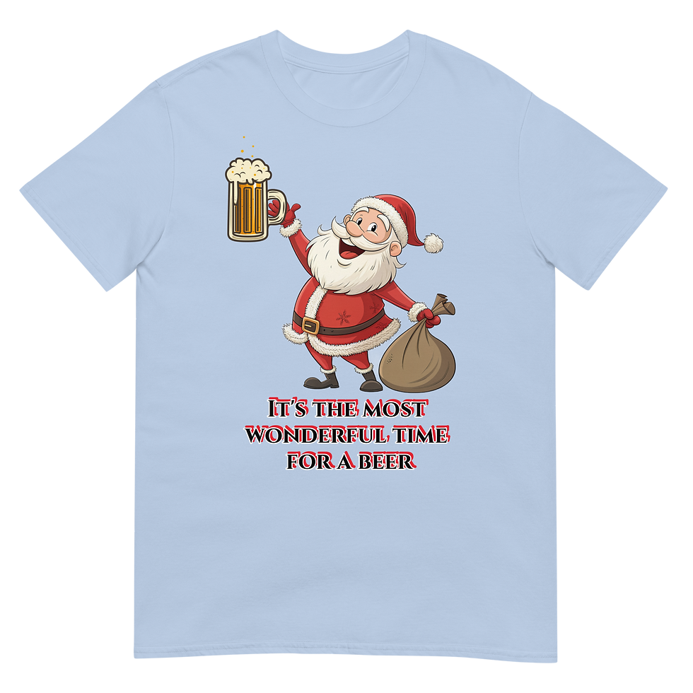 Thumbnail: It's the most wonderful time for a beer - Short-Sleeve Unisex T-Shirt