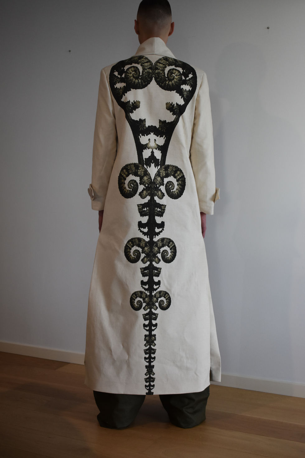 Fern Print Trenchcoat