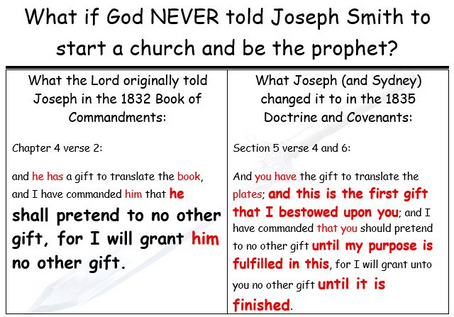 What if Joseph Smith was Never Told by God to Start a Church and be the Prophet?