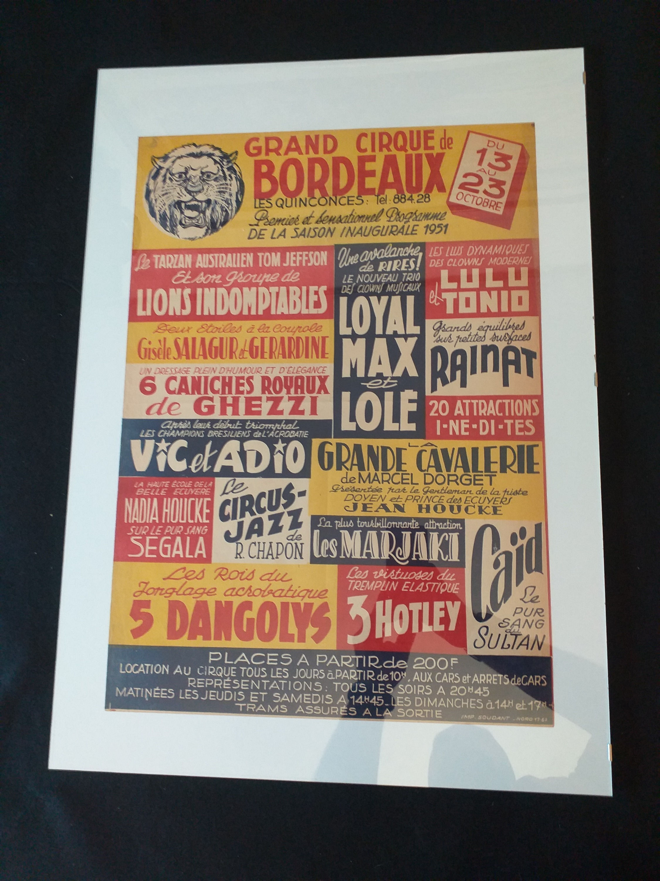 Cirque de Bordeaux anno 1951