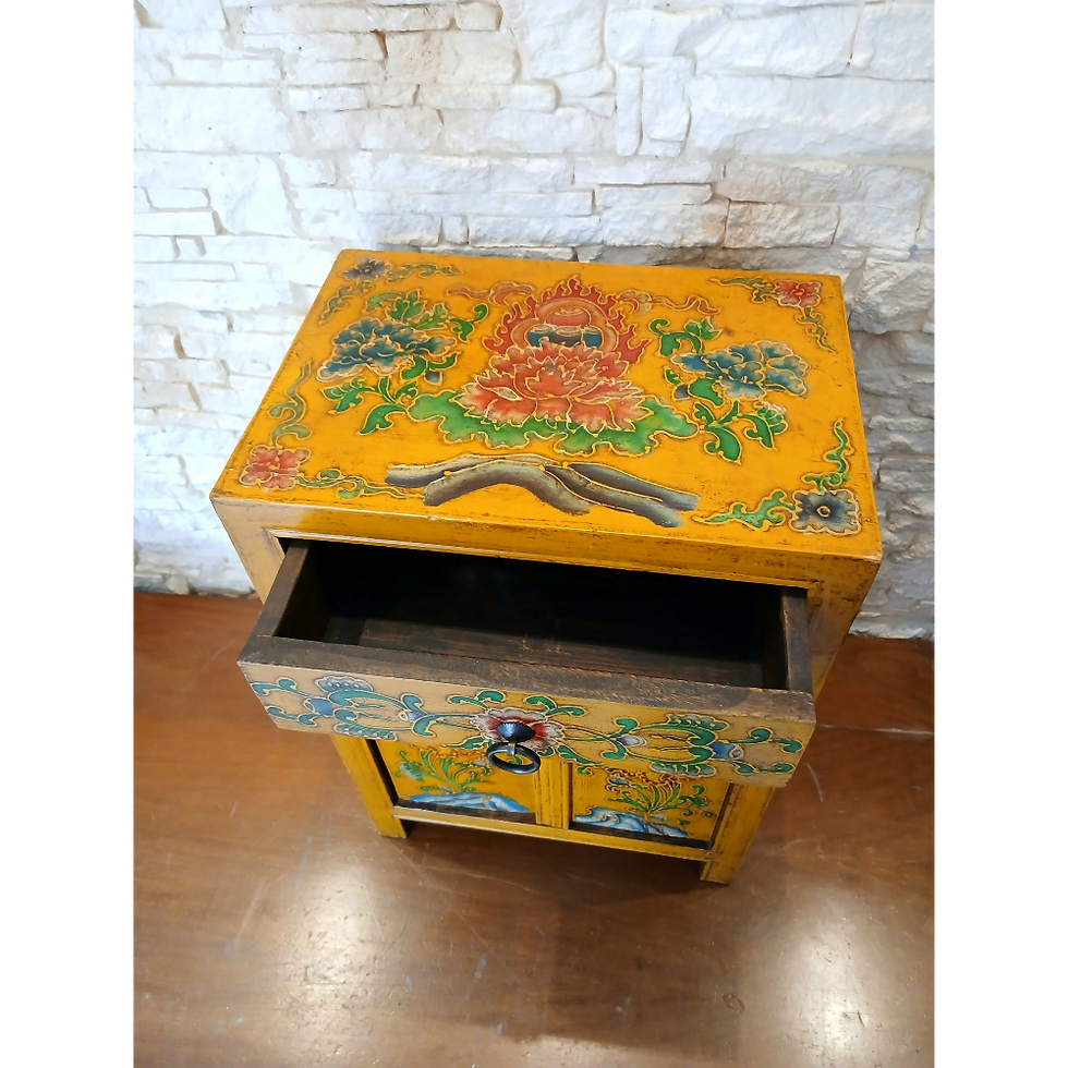 Miniatura: Mobiletto orientale vista sopra con cassetto