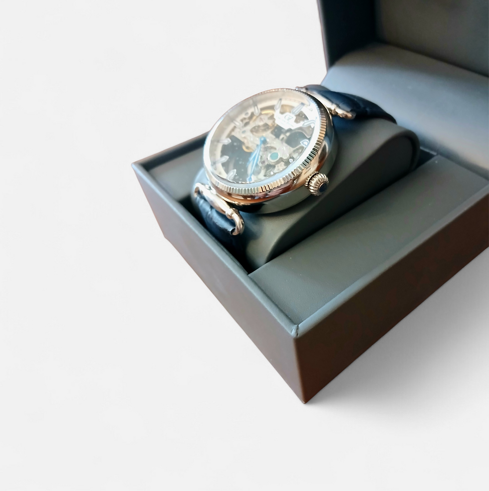 Miniatura: Orologio Carl Von Zeyten vista laterale