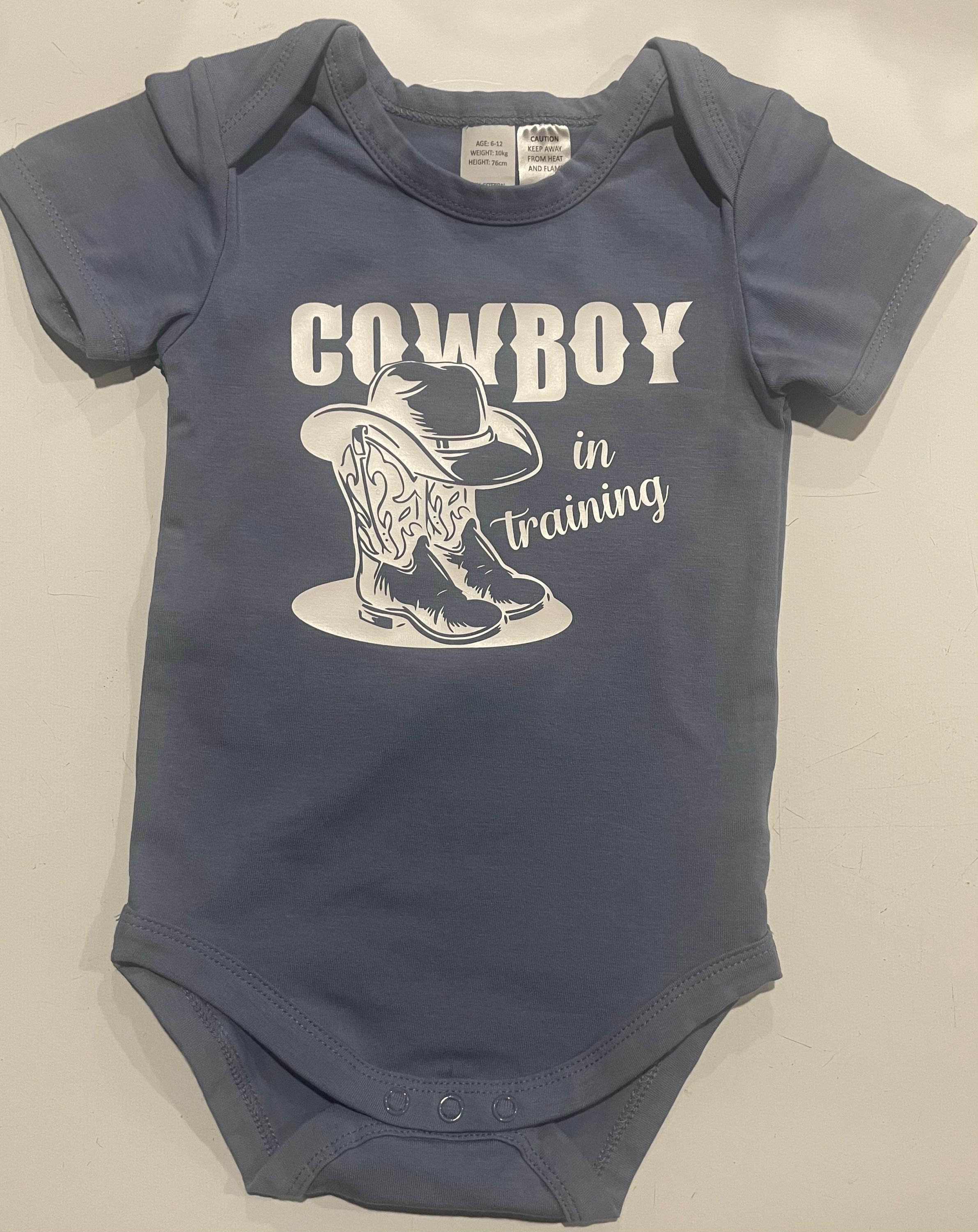 Cowboy in Training petrol blue